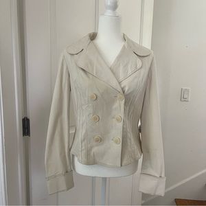 Ralf Lauren White Button Up Blazer
